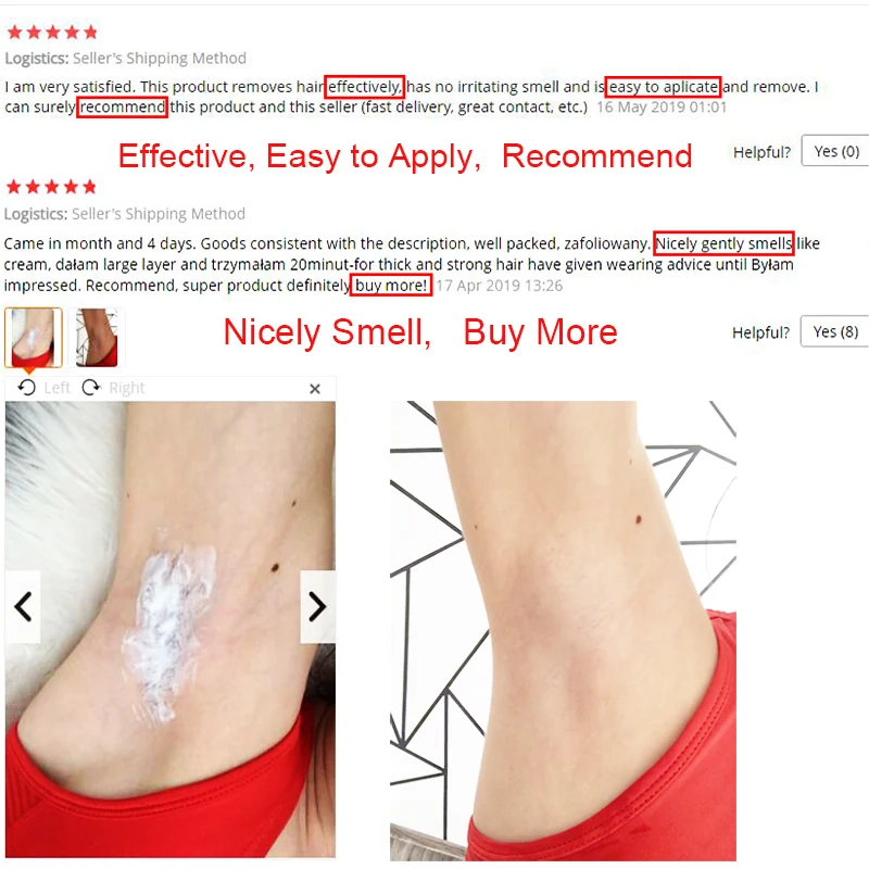 Восковые бобы ROSALIND для депиляции крем удаления волос восковые полоски лица набор