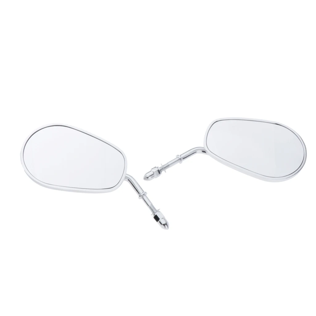 Motorcycle Handlebar Rear View Side Mirrors Fit for Harley Fatboy