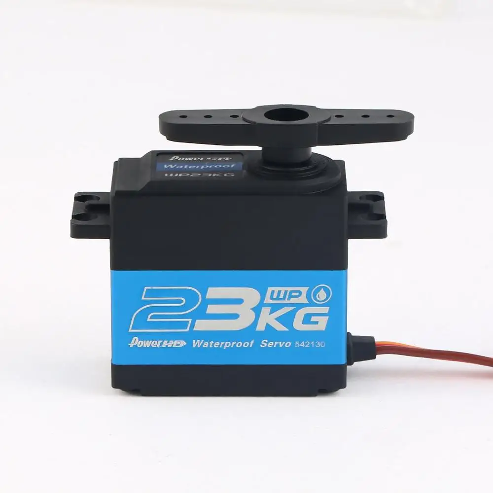 Мощность HD WP-23KG Водонепроницаемая металлическая передача цифровая Coreless Servo с высоким крутящим моментом 23 кг для 1/10 RC дистанционного управления автомобиля лодки