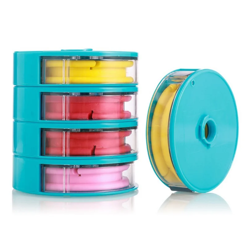 

Fishing Main Line Box Organizer Large Capacity 180 Degree Rotatable Portable Wire Lead Sinker Storage Spools Accessories 2018