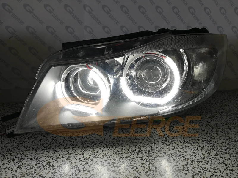 Для BMW E90 E91 saloon touring pre LCI 2005 2006 2007 2008 ультра яркий кристалл DTM M4 Стиль led Ангельские