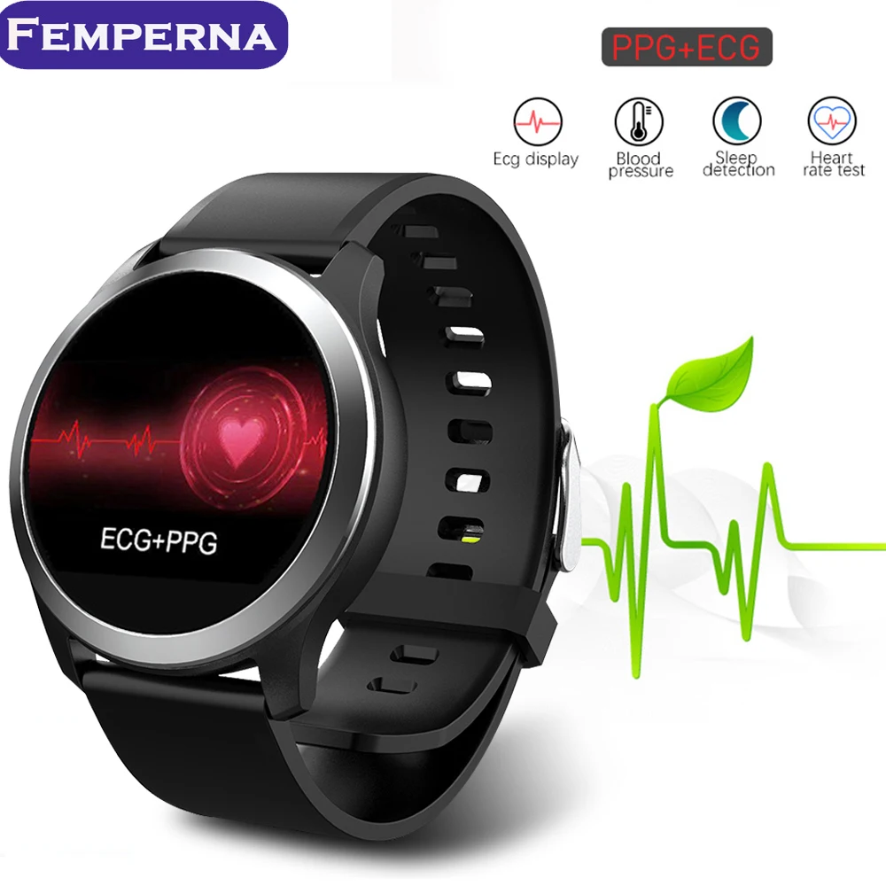 Femperna Z03 Смарт-часы для мужчин кровяное давление сердечный ритм ЭКГ женщин Android IOS |