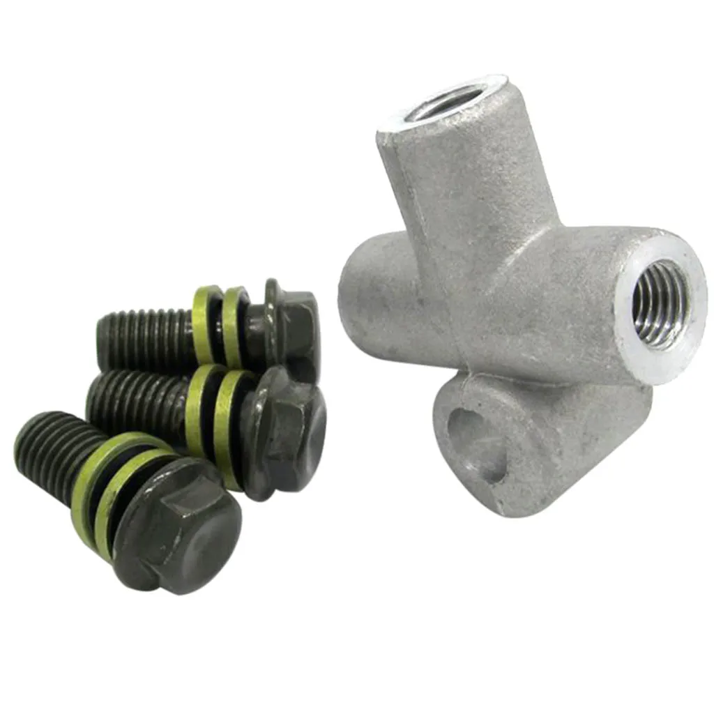 10mm 3 Ways Cross Coupler Adapter Pipe Fitting Universal for Dirt Bikes ATV Scooter