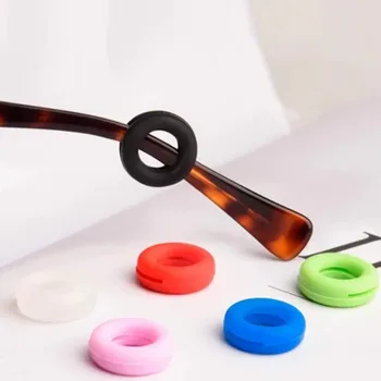 

2 Pair Round Glasses Ear Anti Slip Glasses Hooks Soft Silicone Invisible Sturdy Accessories Spectacle Holder For Glasses #L20