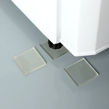 

4Pcs New Transparent Silicone Pad Anti Vibration Non-Slip Mat Portable Washing Machine Refrigerator Bathroom Accessories