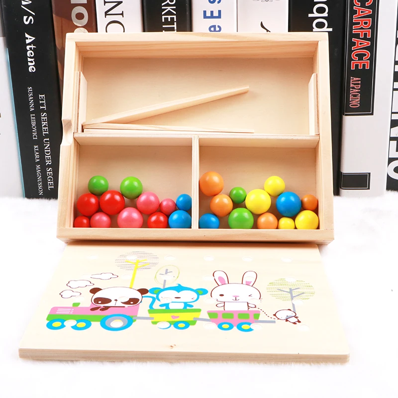  Montessori Kids' Floor Game Hand-eye coordination teaching Aids Clip Bead Game Grasping/Movement Ab - 32967058859