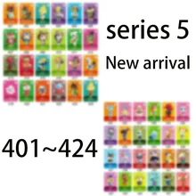 

New arrival 48pcs/lot NFC tag Cards Series5 (401~448) Animal card for handheld game console such as Switch Lite/Wiiu/New 3DS