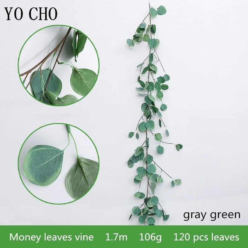 18253-1.7m-d-gray green 1.7m金钱叶藤条灰绿