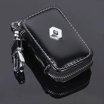 

1pcs Leather Car Remote Key Case Cover Accessories For Renault Megane 3 4 Clio 4 Captur Duster Euro Kangoo Express Koleos