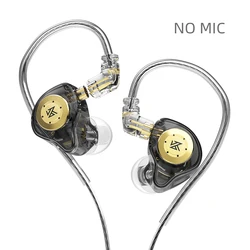 High-Fidelity Wired Earphones with Dynamic Sound and Noise-Cancelling Features (Black NO MIC)