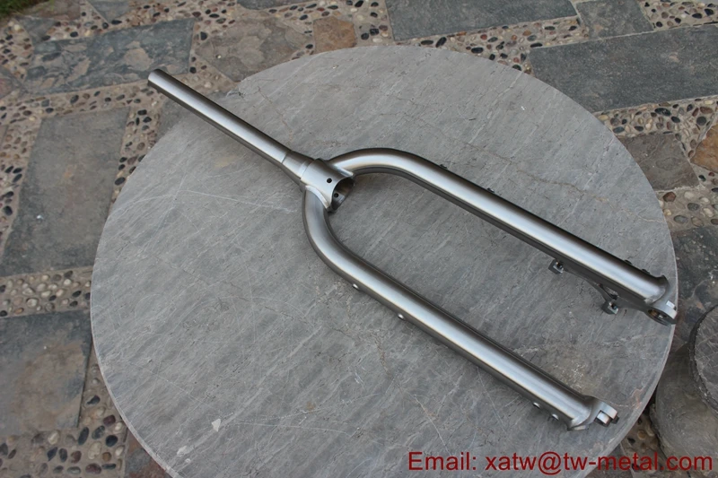 Титановый горный велосипед вилка с конической трубкой steerer титановая Велосипедная вилка mtb с выпадом оси