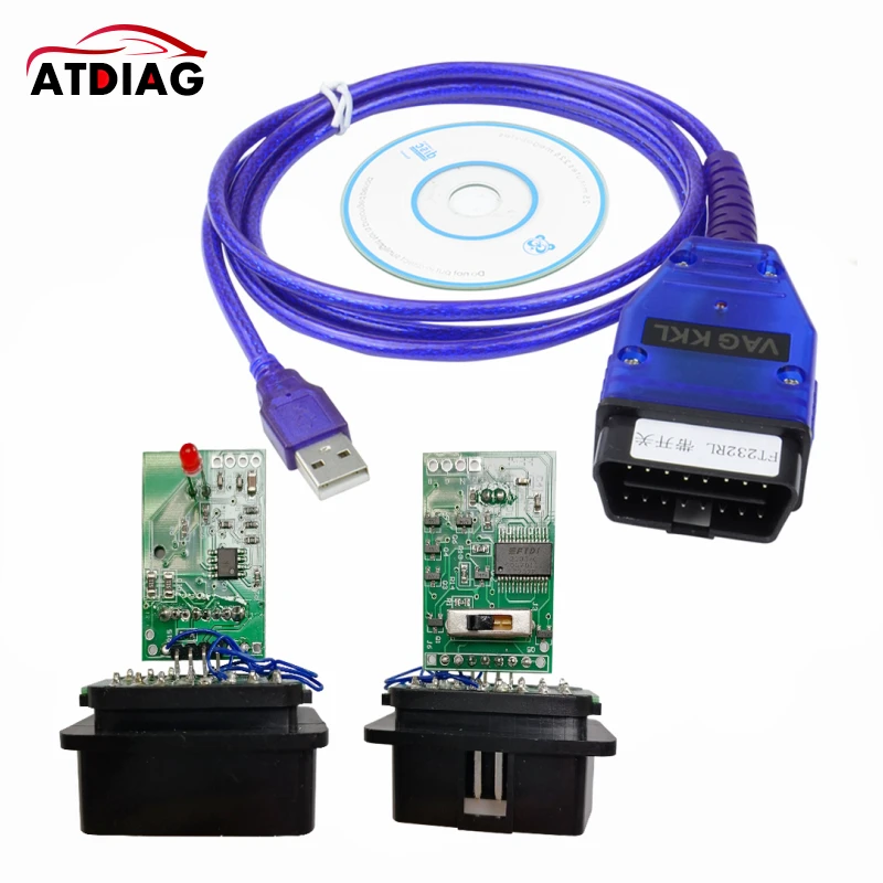 

NEW Professional FOR VAG 409 KKL OBD2 Diagnostic Cable For Audi/Seat/VW/Skoda for VAG-KKL 409 with FTDI FT232RL Chip Interface