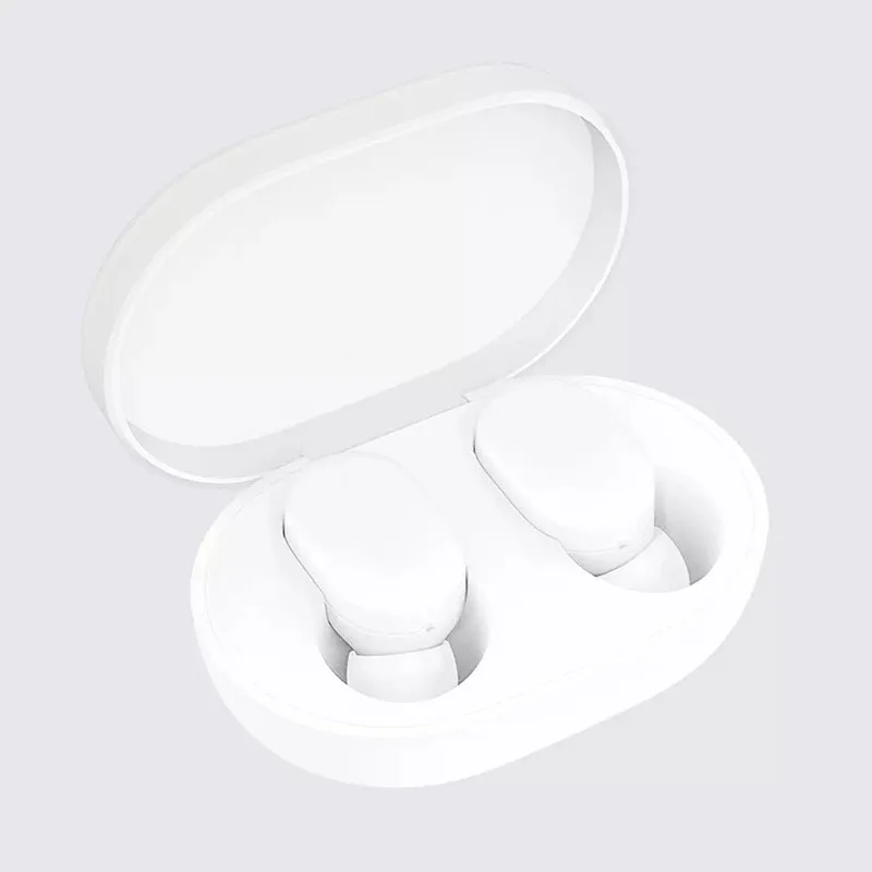 Xiaomi Mi AirDots TWS Bluetooth наушники с сенсорным управлением с зарядным устройством, зарядная док-станция для наушников, Молодежная версия - Цвет: White