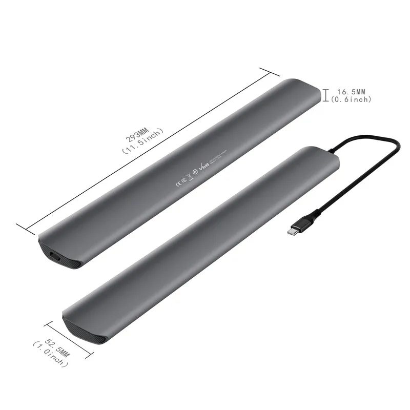 Ajiuyu USB C type C концентратор к USB 3,0 HDMI RJ45 VGA для MacBook Pro Air Аксессуары док сплиттер мульти 13 портов type C концентратор USB-C