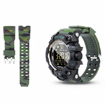 

EX16S Sports Watch Multifunctional Long Standby Pedometer Night Light Convenient Alarm Remote Camera IOS Android IP68 Waterproof