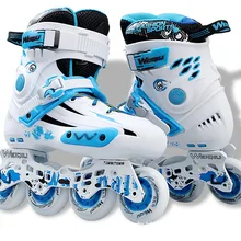 Взрослые коньки мужские женские прямые коньки высокое качество коньки алюминиевый сплав общая поддержка PU высокие эластичные колеса коньки