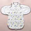 Baby Sleeping Bag Wearable Blanket Newborn Swaddle Wrap Sack Gauze Bamboo Cotton Spring 1Tog Sleep Bag Changing Diaper 0-24M 5