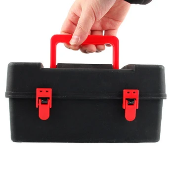 

Tool Box Storage Portable Sturdy Heavy Duty Metal Locking System Toys Storage Box New High Quality Fe27