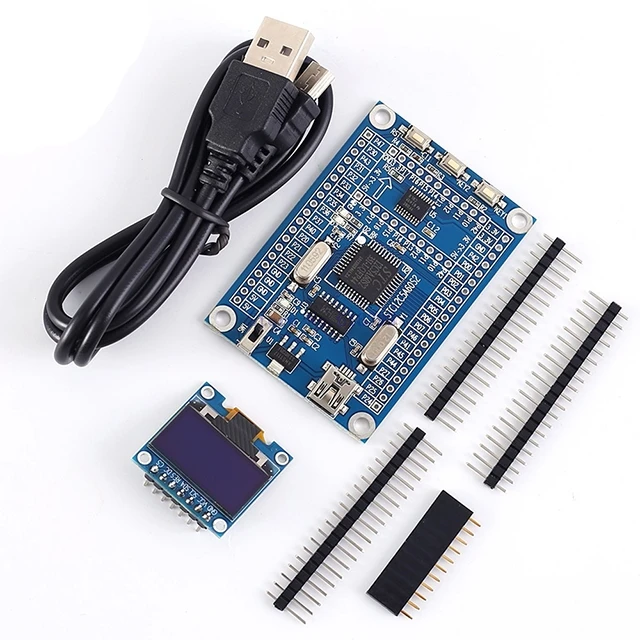 

A7-- Development Board 0.96 inch OLED Display Micro Controller STC12C5A60S2 C51 System Board MCU