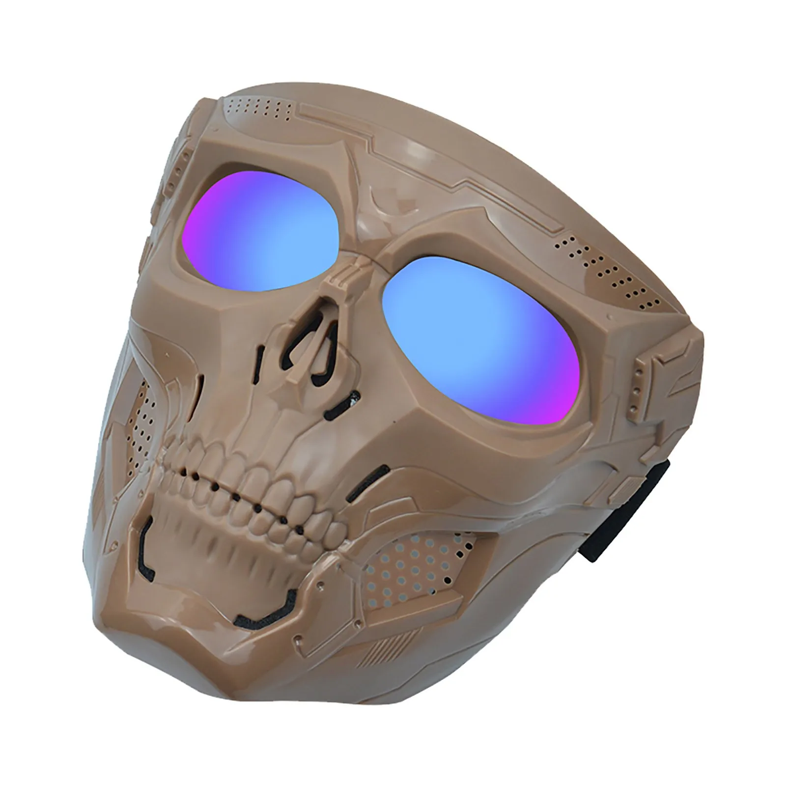 Windproof Outdoor Motorcycle Cross-Country Goggles Skull Helmet Mask Adult Face Cover Creepy Party Decoration | Игрушки и хобби
