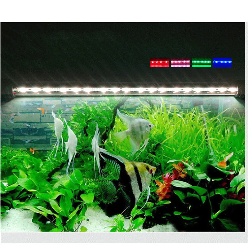 NDTUSMZ светодиодный подводный свет для аквариума IP68 под водой 19 см/29 см/39 см/49 см RGB