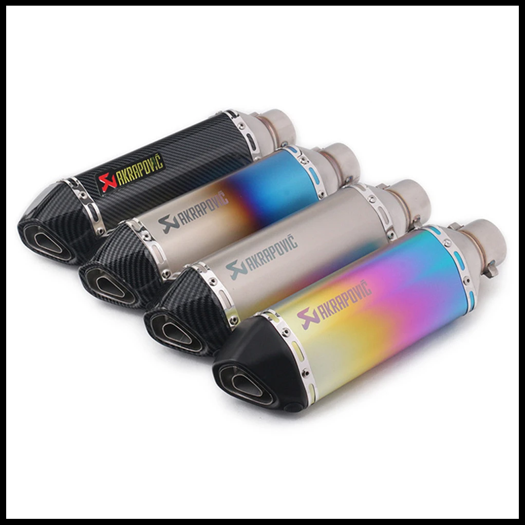 Универсальный мотоцикл выхлопной Akrapovic Глушитель Трубы модифицированный Escape для KAWASAKI Z900 Z1000 Ninja 300 GSXR750 PCX 125 CB650F