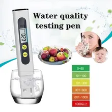 

High Precision Digital TDS Detachable Water Purity Test Aquarium Pool Tap Water Portable Titanium Alloy Probe LED Display