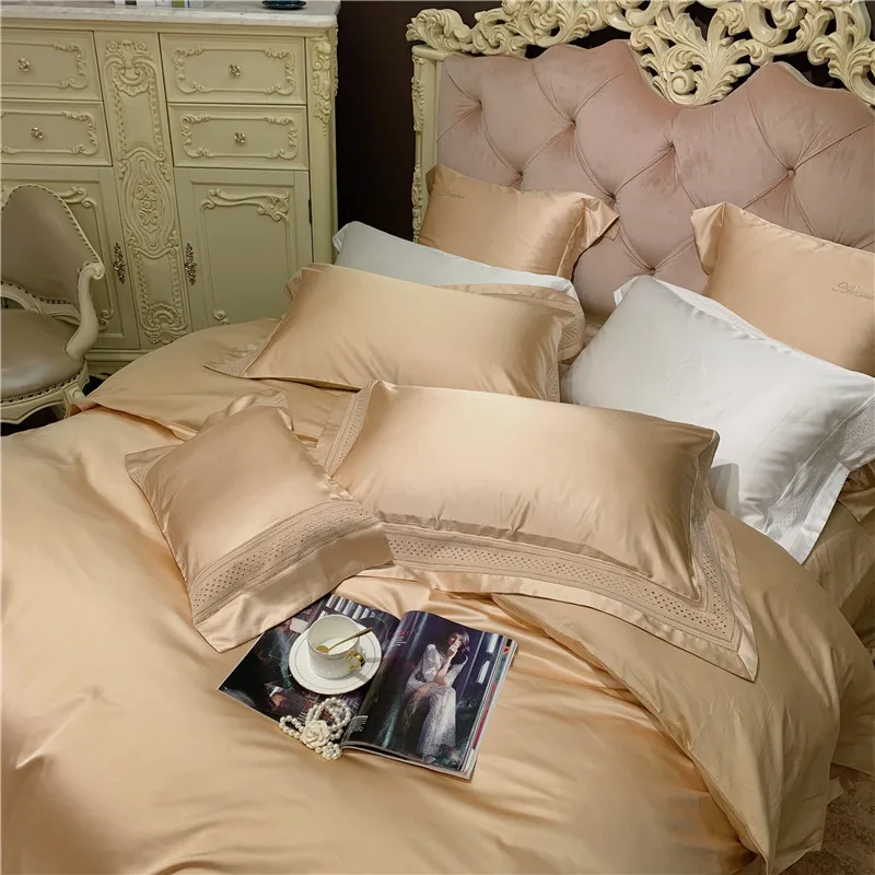 Роскошные 800TC хлопок постельное белье Белоснежка silkly Постельное белье queen/king size комплект постельного белья 4/7 шт. пододеяльник комплекты комплект постельного белья