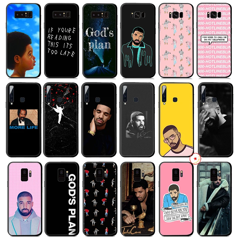 Дрейк мягкий силиконовый чехол для samsung Galaxy A50 A70 A60 A40 A30 A20 A10 M10 M20 M30 M40 крышка |