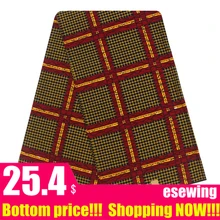 Африканская настоящая голландская восковая Ткань 6 ярдов Хлопок Анкара Нигерия Гана Голландский Настоящий Воск для лоскутного шитья африканские платья 01