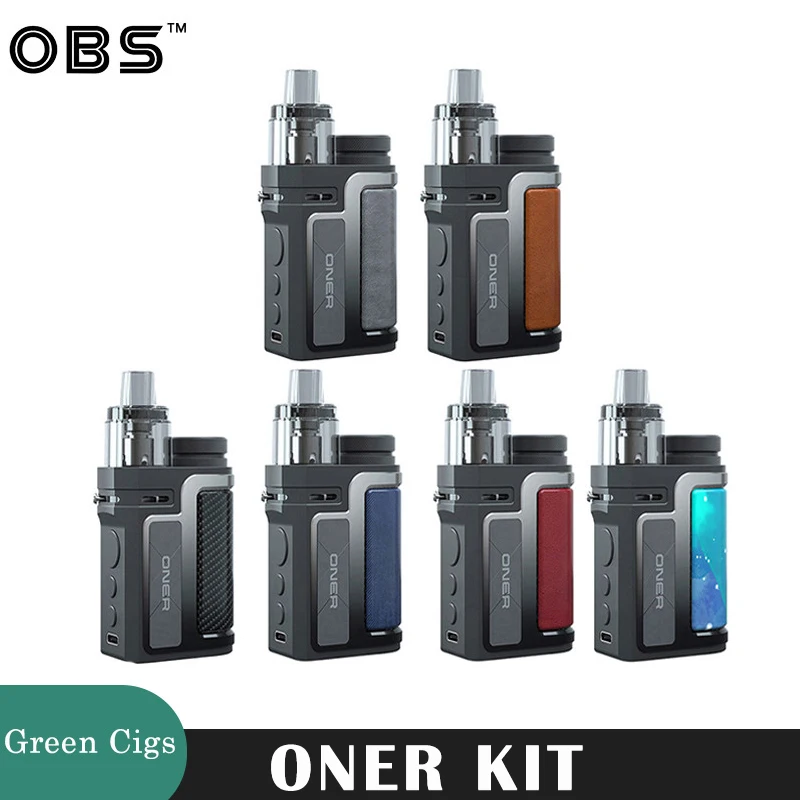 Original OBS Oner Kit de 80W Vape 5ml Oner Pod 0.2ohm 0.4ohm OM bobina MTL DL cigarrillo electrónico vaporizador