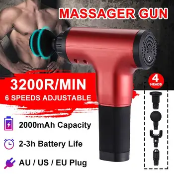 

Electric Muscle Massage Guns Deep Tissue Muscle Massager Therapy Body Fascial Massage Relax Exercise Fitness Shaping Pain Relief
