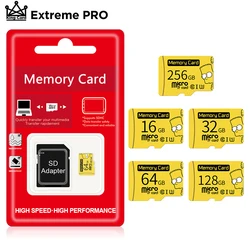 Carte mémoire haute vitesse Micro SD, 32 go 16 go 8 go 64 go 128 go, classe 10, adaptateur gratuit 