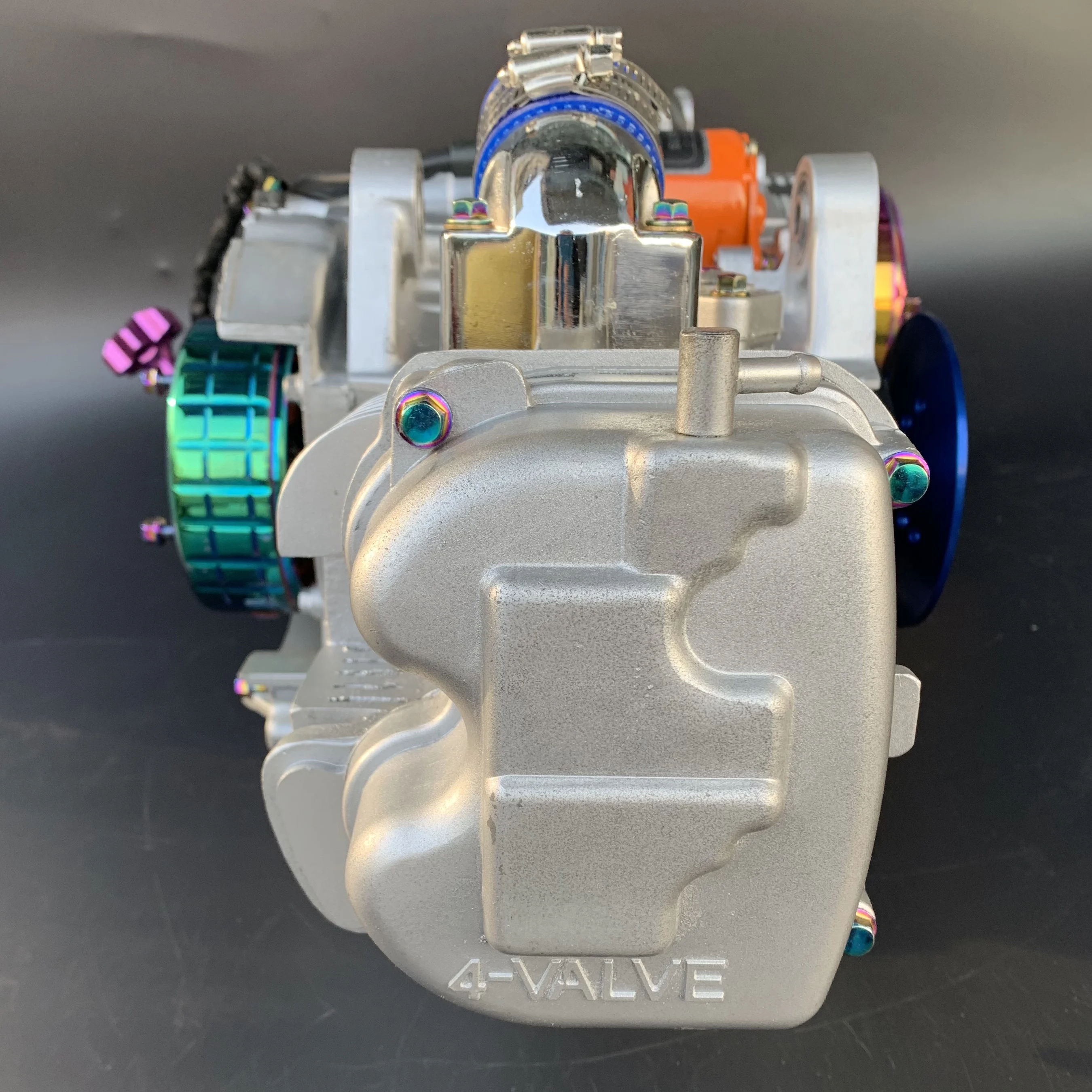 Короткий чехол для двигателя GY6 182cc 152QMI цилиндр 63 мм + 4 коленчатый вал гонок
