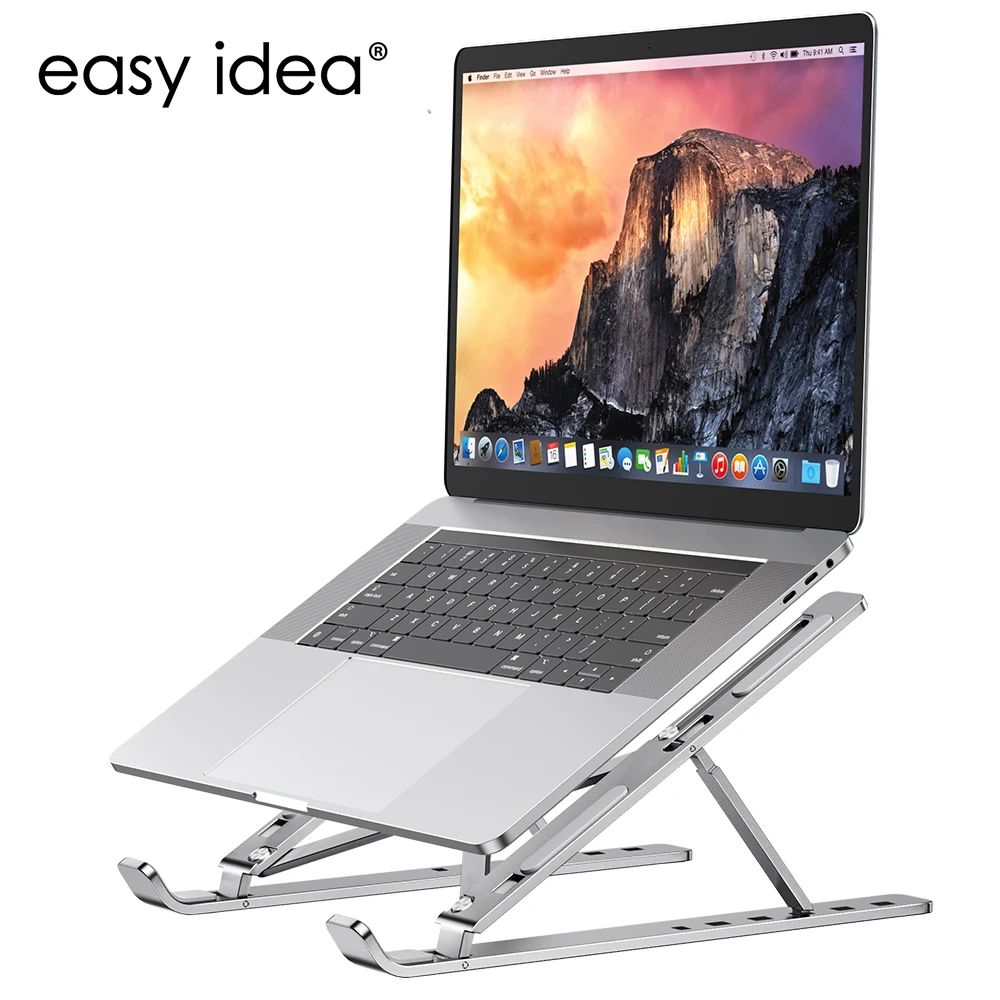 Портативная подставка для ноутбука алюминиевый кронштейн Macbook Air Pro держатель