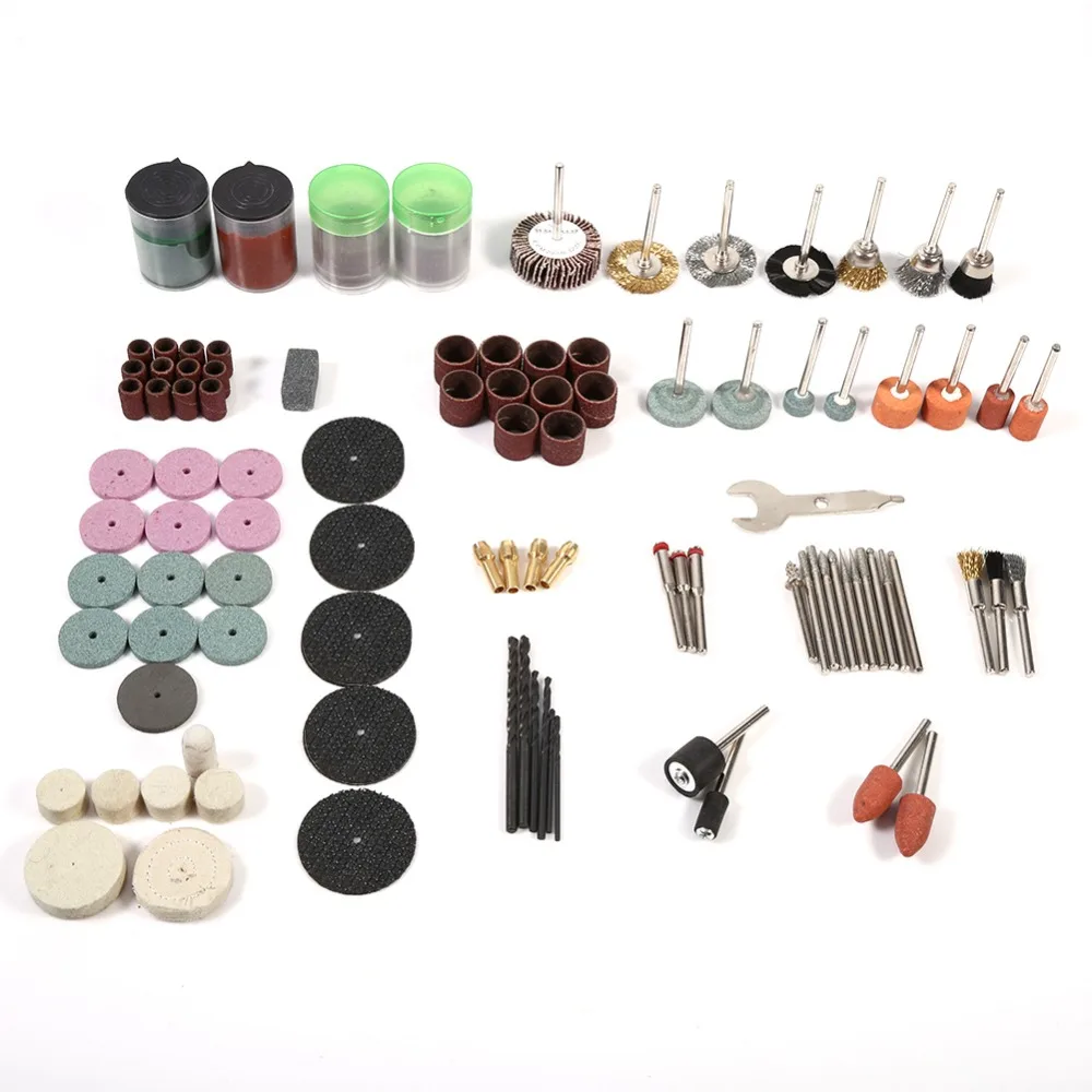 

147pcs Rotary Polishing Tool Set 1/8" Shank Sanding Polish Cutting Accessory Bit For Polisher tool sets Grinder head Accessory