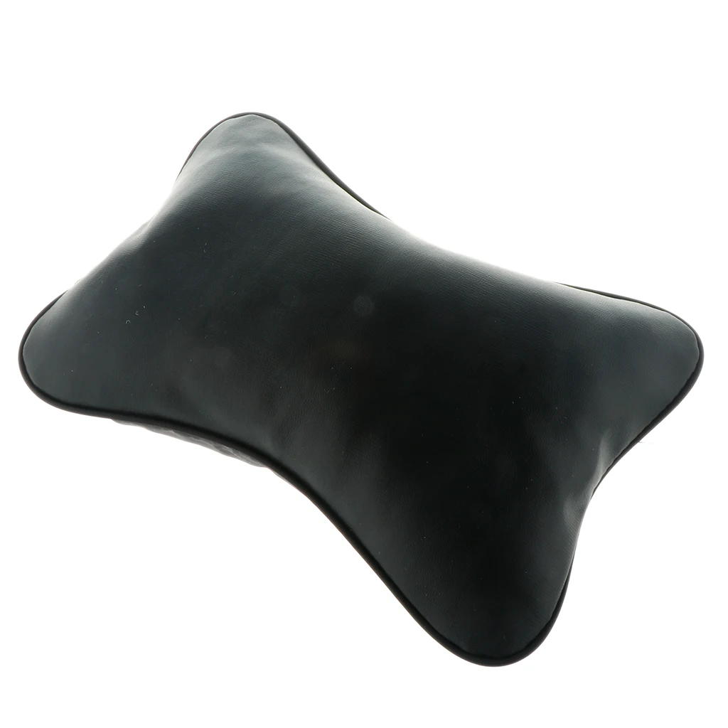 

Brand New Durable Superior Quality Leather Pillow Breathable Mesh Cushion Headrest Neck Pillow High Health Care Car Headrest