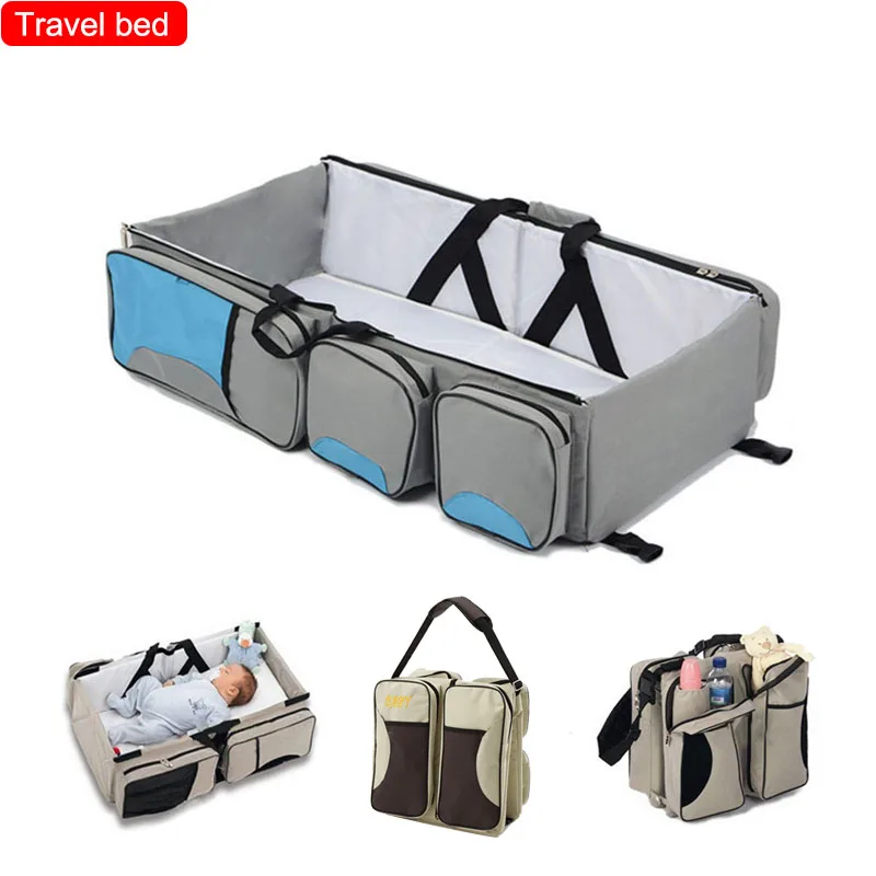 

Baby travel bed Portable Foldable Lightweight Thermal insulation bag Side pocket Baby accessories