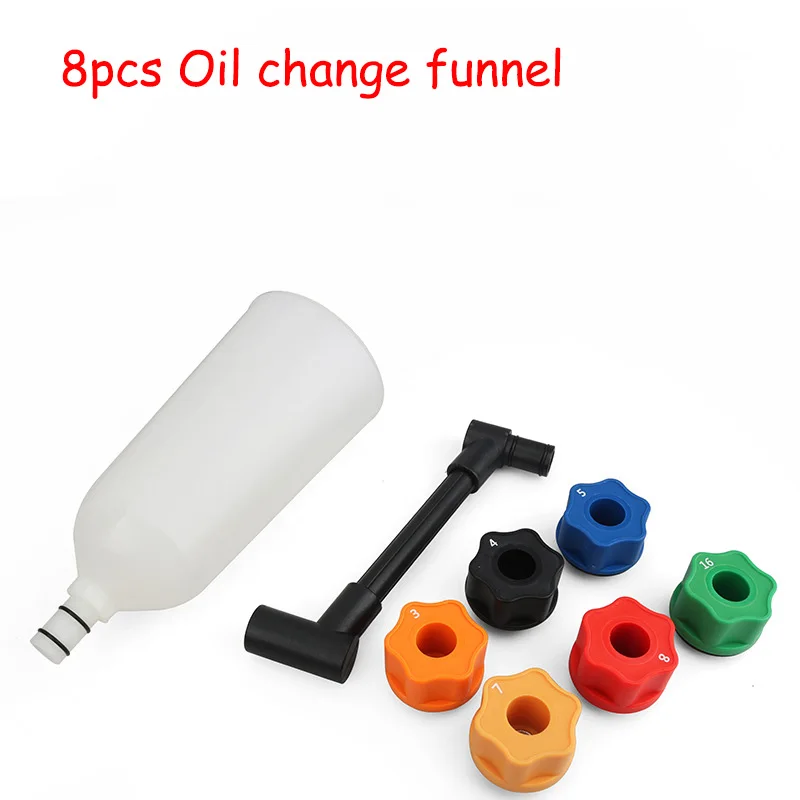 

8Pcs Universal Spillproof Car Engine Oil Filter Funnel Filling Pour Tool
