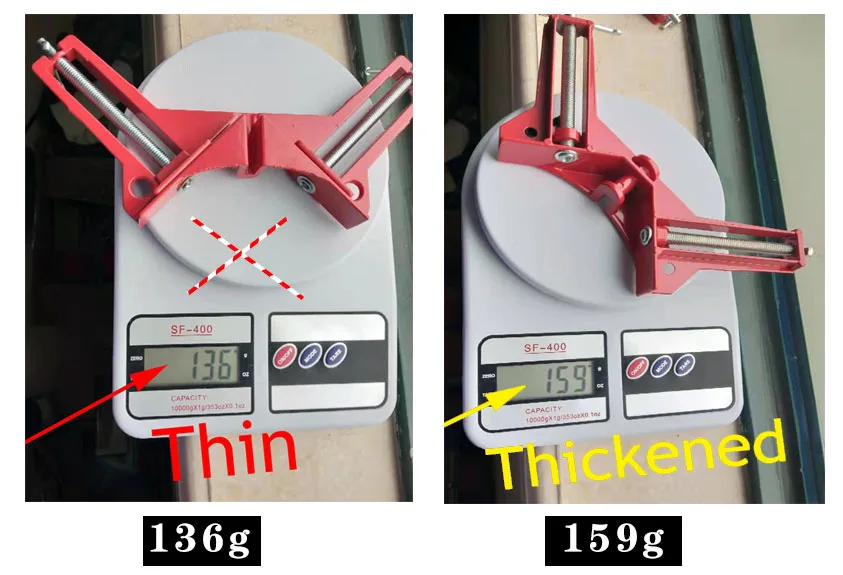 Утолщенный 1 шт. прочный зажим под прямым углом 90 ° DIY Угловые зажимы