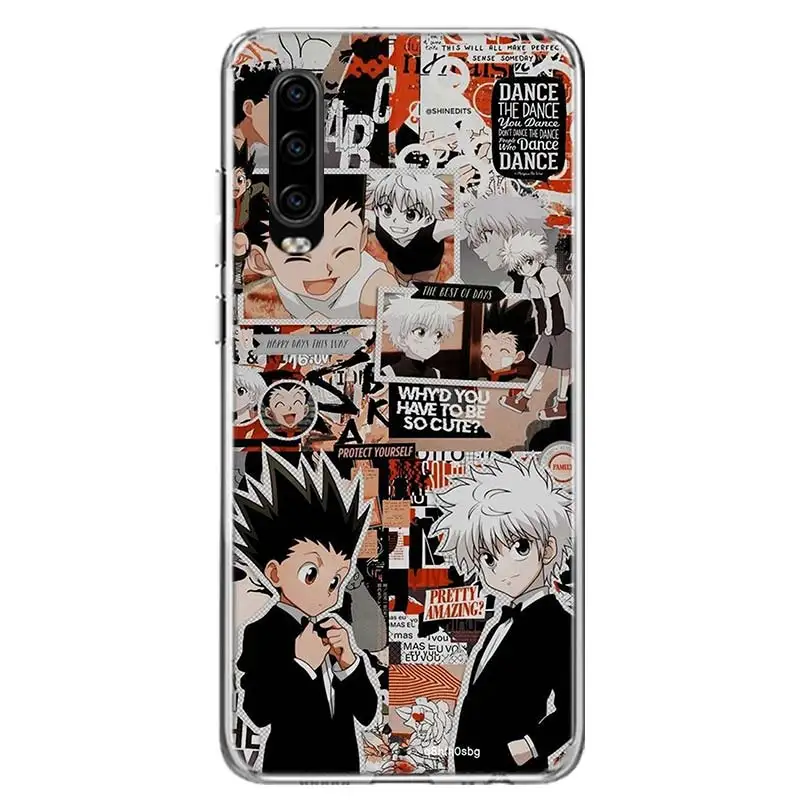 Anime Hunter x Hunters Cover Phone Case For Huawei P30 P20 P10 P40 P50 Pro Mate 20 40 30 10 Lite Popular Fundas Art Gift Coque