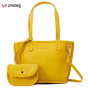 

YIZHONG Leather Luxury Handbags Women Bags Designer Large Capacity Messenger Bag Tote Hand Bags Ladies Clutch Sac Bolsos Purse