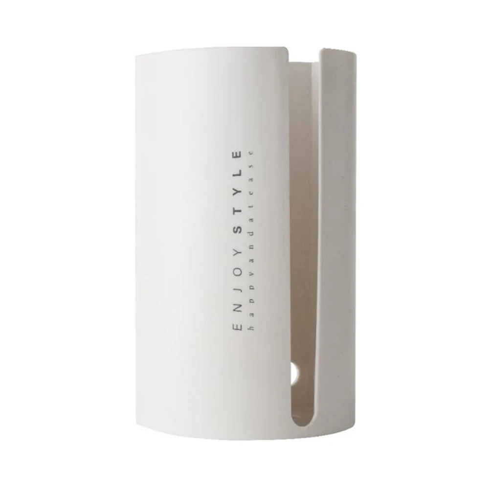 Half Round Kitchen Paper Storage Box Plastic Paper Box Paste Wall-mounted Paper Towel Holder Toilet Tissue Box
