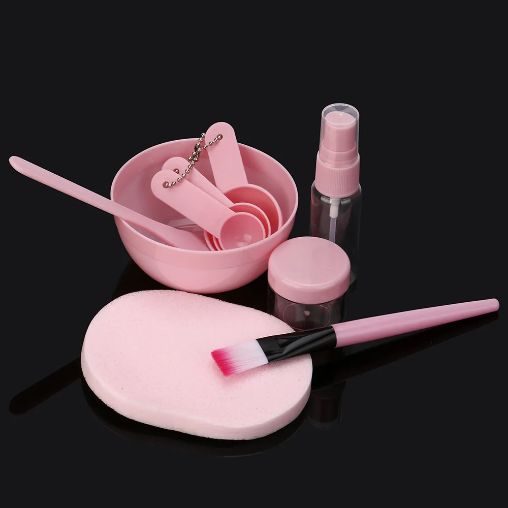 9 In 1 Mixing Bowl Brush Spoon Stick Beauty Make Up Set For Facial Mask