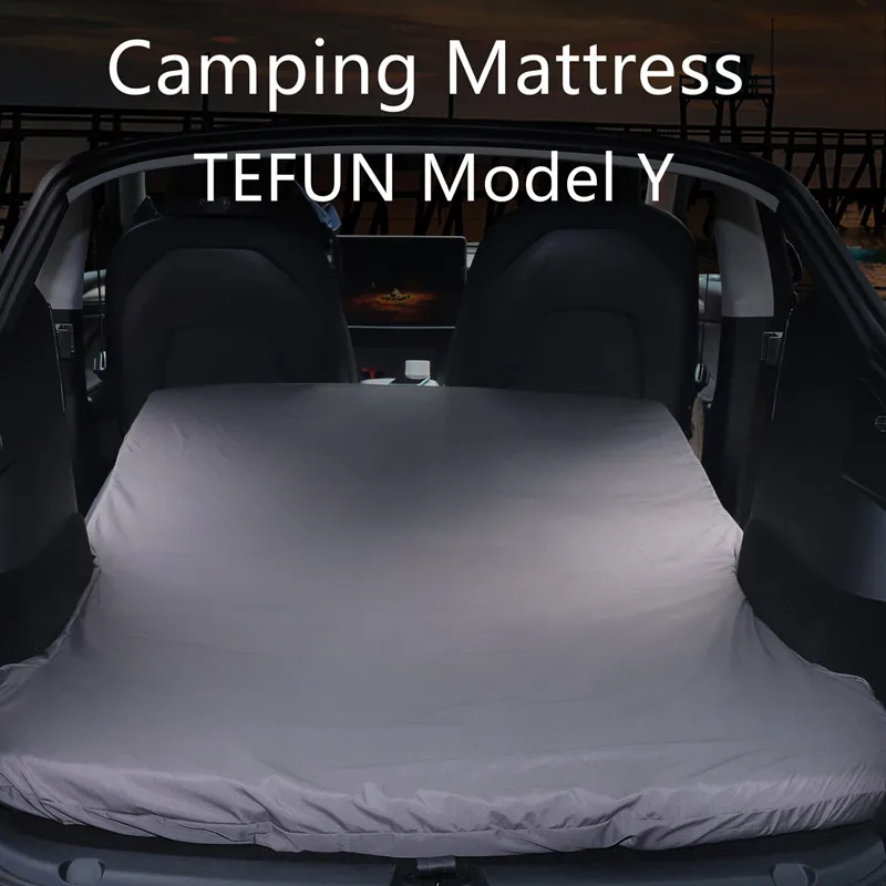 ใหม่สำหรับ Tesla รุ่น Y รถที่นอนด้านหลัง Sleeping Mat Camping กลางแจ้งอุปกรณ์เบาะที่นอนในรถ