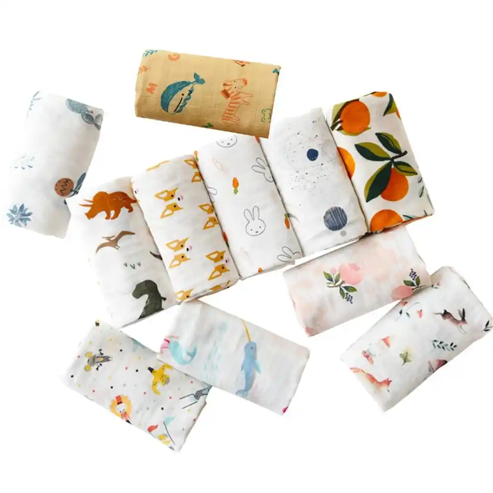 New Baby Blanket Newborn Soft Bamboo Fiber Baby Blankets Muslin Swaddle Wrap Feeding Burp Cloth Towel Scarf Baby Stuff Blanket Swaddling AliExpress