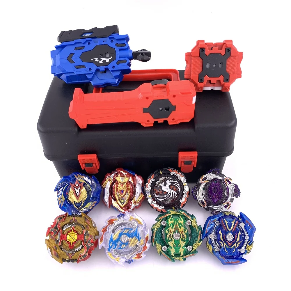 Волчок Beyblade с лаунчером Набор игрушек стартером и ареной Бог Бей блейд из металла