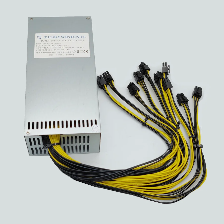 ASIC Miner PSU 마이닝 전원 공급 장치 용 2500W 90-264V 스위칭 전원 공급 장치-Freehip.co.kr