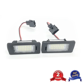 

2pcs LED Licence Plate Light Lamp Bulbs No Error For PASSAT B8 Audi A4 A5 S5 TT Q5 R36 8T0943021