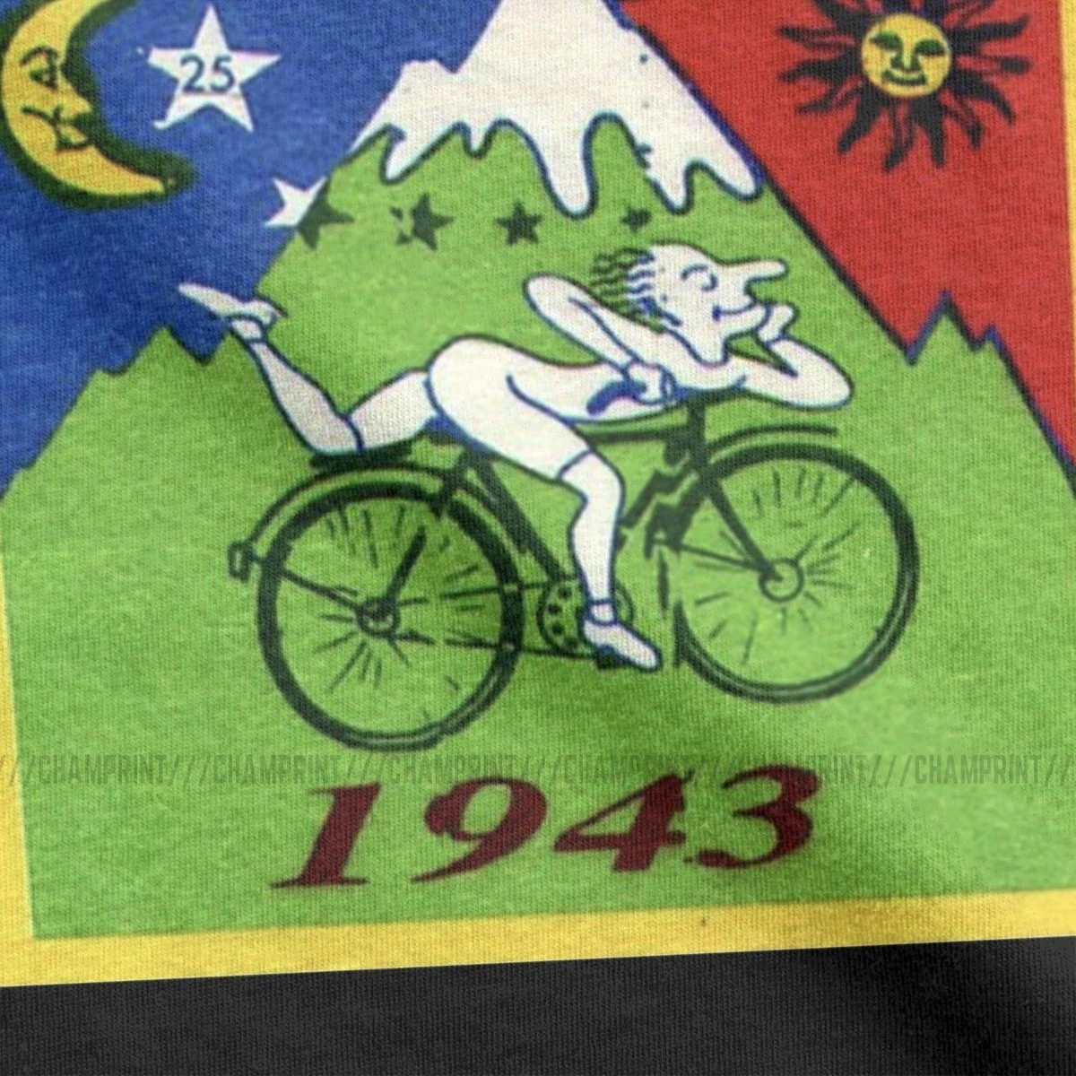 Top Men T Shirt Albert Hoffman Lsd Bicycle Day Cotton Tee Shirt Acid Blotter Party T Shirts Crew Neck Tops Size T Shirts Aliexpress